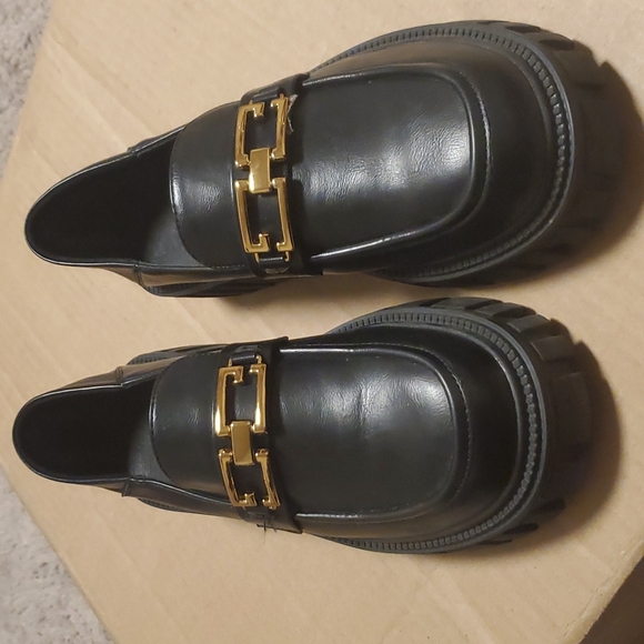 Black Lattelier Chunky Loafers - Picture 3 of 3